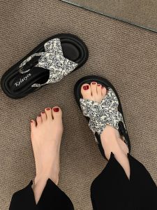 New Chinese Style Chinese Fad Roman Sandals for Women 2024 Summer Best Selling Super Popular Fashion All-Matching Soft Sandals