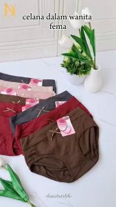 1 pcs Celana Dalam Wanita FEMA 362 Semi Korset Super Soft / Highwaist /CD karet pinggang tinggi / Korset Polos
