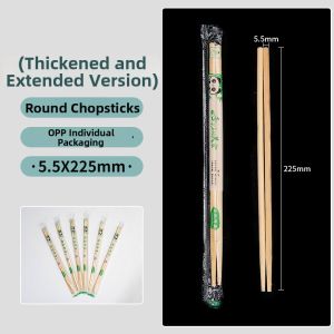 RONGSEN | Disposable Bamboo Chopsticks Suitable for Various Occasions Individually Packaged