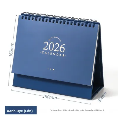 Lịch Để Bàn Mini Creative Coil 2026 Sổ Kế Hoạch Hàng Ngày Di Động Trang Trí Bàn Làm Việc Văn Phòng Và Trường Học
