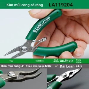LAOA | LAOA Bộ Kìm Mini Đa Năng Bằng Thép Không Gỉ Mũi Kim Lòng Bàn Tay Mũi Xiên Mũi Cong Kìm Điện Tử Cho DIY Công Việc Điện