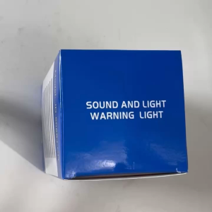 Đèn cảnh báo có còi âm thanh có đế nam châm loại sạc pin có kèm sạc