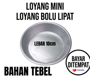 Loyang press mini Loyang aluminium mini 1pcs anti lengket