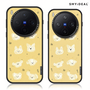 Smyideal | Magnetic Phone Case Unique Design for OPPO Find X9 Ultra and vivo X300 Pro Cute Dog Pattern
