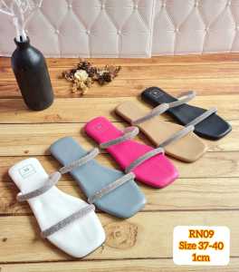NEW ARRIVAL ABBUSHOES RN 09 sendal flat tali import 1cm