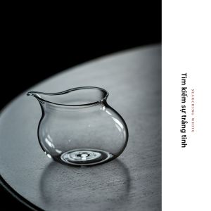 MIBAIYANWU | Máy Pha Trà Thủy Tinh Handmade Thành Mỏng Boro Silicat Cao