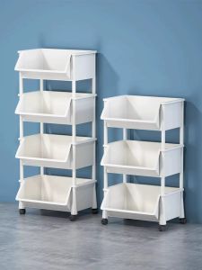 Professional Plastic Mobile Cart for Beauty Salon Eyelash Embroidery Surgery Instrument Rack Hand Push Tool Car Organizer