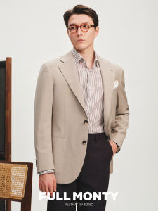 Wool Slim Fit Casual Suit Jacket