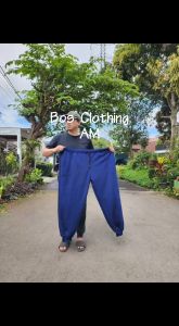 Celana Jogger Polos Wanita Premium Size Jumbo / Celana Training Joger Santai Perempuan Big Size