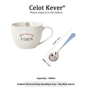 Large Microwave Safe Ceramic Mug