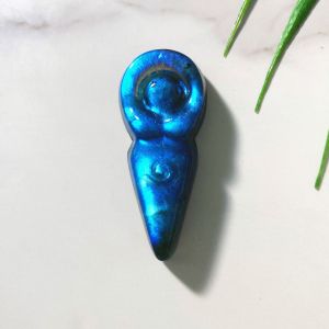 1PC High Quality Labradorite Yoga Model Natural Crystal Carving Gemstone Jewelry Glitter Healing Crystal Birthday Gift