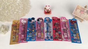 NICE CHILD Stationery Set 5 in 1 Alat Tulis Anak Sekolah Penghapus penggaris Pensil Serutan Karakter Lucu