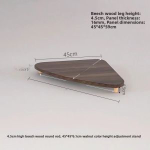 Triangle Computer Elevation Stand Office Desk Corner Monitor Holder Workstation Triangle Storage Rack Desktop Pad Elevation Stand