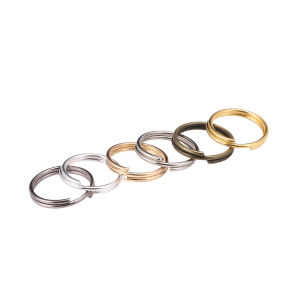 200pcs/Lot 6 8 10 12 mm Gold Open Jump Rings Double Loops Split Rings Connectors for Jewelry Findings Making DIY Supplies