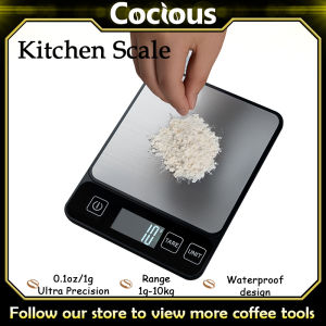 เครื่องชั่งน้ำหนักแบบดิจิตอลตาชั่งดิจิตอล10กก./1กรัมสำหรับการชั่งน้ำหนักการขาดดุลแคลอรี่ห้องครัวขนาดใหญ่