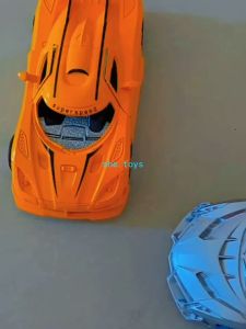 Simulation sports car model set childrens plastic toy car inertia pull-back car 1pcs