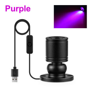 Colorful Led Spotlight USB 5V Mini Ceiling Spot 1W Showcase Pattern Showcase Light Room Decor