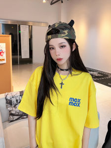 HIPA Original Fashion Brand Womens Short-Sleeved Summer New Arrival Tops American Retro Neutral Student Chinese Fad Pure Cotton T-shirt Men