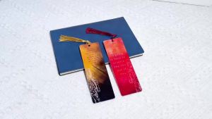 Bandai | Dự Án Hail Mary Acrylic Bookmark Space Sci-Fi Thiết Kế Hình Học Phụ Kiện Đọc Sách Dành Cho Những Người Yêu Sách Thư Viện Quà Tặng Sinh Nhật