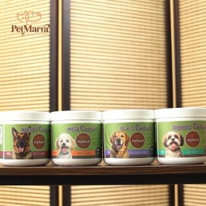 PetMarra Probiotic Omega Mobility 10 in 1 Chews Dog Treats Gut Health Skin Coat Joint Multifunctional 250g Collection Multivitamins Vitamin Supplement Health Shiny Coat Joint Support Nutrition Dogs Itchiness Appetite Energy Food Snacks