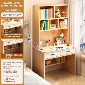 oylang | Multi-functional Desk with Drawer and Bookshelf for Study and Home Use