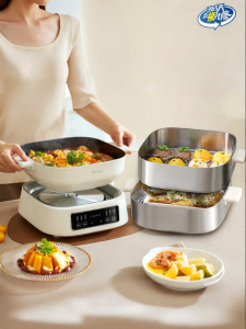 Midea | Multi-function Stainless Steel Electric Steamer