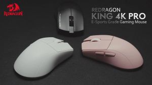 Redragon M916 King Pro 4K Support Bluetooth wireless 2.4G USB 3 mode Ultra Lightweight Gaming Mouse