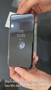 Dán màn hình Oppo Find X8 Pro Hydrogel Gốm Smart Devil full màn hình nhận vân tay