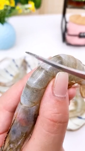 Dao rạch lưng tôm inox cán gỗ kèm lưỡi răng cưa