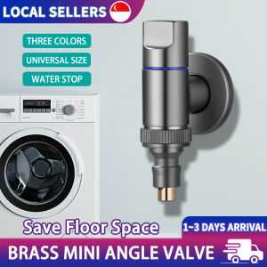 Anti-Fall Washing Machine Faucet Automatic Water Stop Tap | Quick Connect Angle Valve G1/2 G3/4 Heavy Duty Bathroom