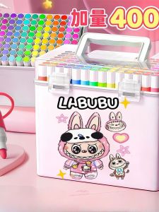 Acrylic Marker Pens Set for Students Art Watercolor Pen Non-Transparent Colorable Primary School Children Special Kit