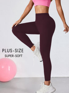 Plus Size Super Soft Sport Leggings For Women  No See Through Workout Running Yoga Athletic Leggings RUNNING
