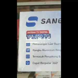IKONIC Antena TV Digital Analog Outdoor SANEX WA-850 Dengan Booster Dan Remote