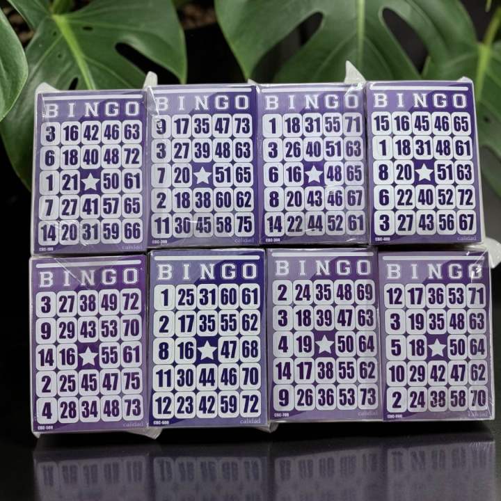 Bingo Cards By 100's / 50's - Gang 800pcs - Various Numbers