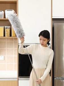 DADIDU Kemoceng 28 Meter Bulu Microfiber – Kemoceng Multifungsi Kemoceng Gagang Panjang Telescopic 280 CM Kemoceng Flexible Tarik Alat Pembersih Debu Kemoceng Serbaguna