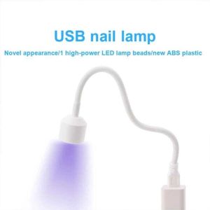 2PCS Mini UV LED nail lamp single finger professional nail lamp essential tool for nail art lighting baking lamp feminine products
