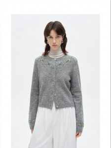 Wool Mohair Blend Knitted Sweater