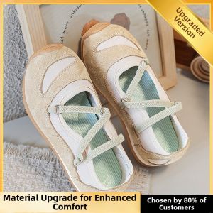 Breathable Soft Sole Girls Casual Shoes Single Mesh Shoes Mary Jane Flats