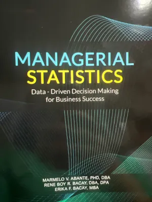 Managerial Statistics l Abante l 2025 l College