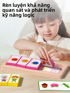 XIAOWANDOU | Đồ Chơi Ghép Hình Gỗ Giáo Dục cho Trẻ 2-6 Tuổi Phát Triển Não Bộ Montessori
