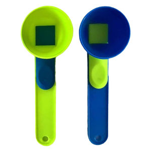 Measuring Scoop + Funnel -Free Measuring Funnel Simple Funnel Measuring Spoon for Protein Powder Workout & Sports Drinks