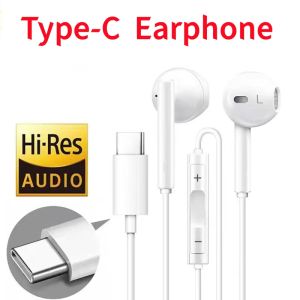 TypeC Wired Headphone For Mobile Phone Redmi Xiaomi 17 15 14 13 12 3.5MM Earphone For Huawei Samsung VIVO OPPO Earbuds Laptop
