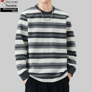 TUCANO | Striped Long Sleeve Sweatshirt T-Shirt