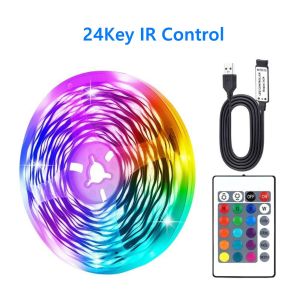 RGB LED LightStrip 5m/10m/20m LED Indoor Light with Remote Control Flexible Light Strip Suitable for Room and Bedroom Decoration
