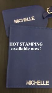 Personalized Passport Holder & Luggage Tag Set | Custom Name Travel Gift Set