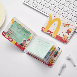 Creative Multi-Function Driving License Card Holder Double-Combination Multi-Card Slot 2025 New Model PU Soft Surface