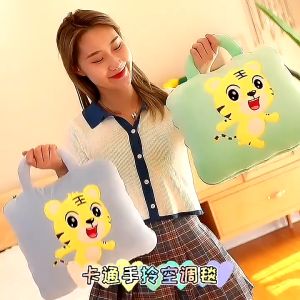 Chăn Gối Hoạt Hình Đa Năng 2 Trong 1 Cho Dân Văn Phòng - Chăn Gối Cho Bé Đi Học