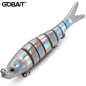 Mồi Câu Giả GOBAIT Swimbait Đa Khớp Mồi Cứng Chìm Chậm Mô Phỏng Sinh Học Có Móc Ba Ngạnh Dùng Câu Cá Chép Trọng Lượng 11g 16g 27g