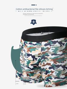 Quần Lót Nam Ice Silk Cạp Vừa Mùa Hè Mỏng Rộng Rãi Thoáng Khí Quần Đùi Nam Thời Trang Hợp Thời Trang