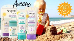 Aveeno Sunscreen with Broad Spectrum SPF 50 Sunscreen for Baby or Kids